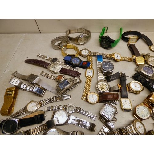 77 - Wristwatches&nbsp; variously cased and strapped