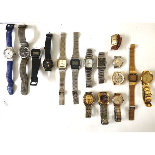 78 - Wristwatches&nbsp; variously cased and strapped