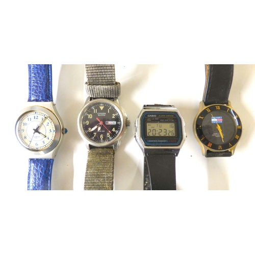 78 - Wristwatches&nbsp; variously cased and strapped
