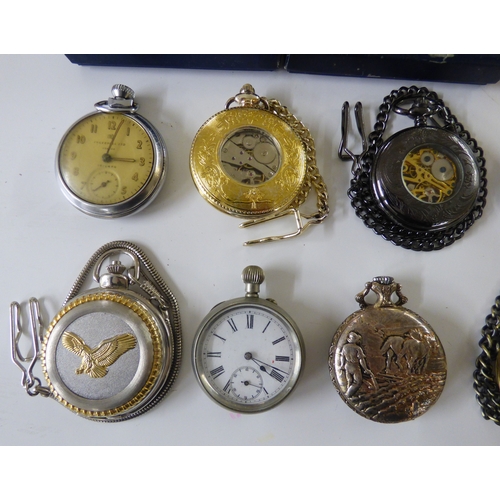 79 - Modern and antique inspired, skeleton and other pocket watches