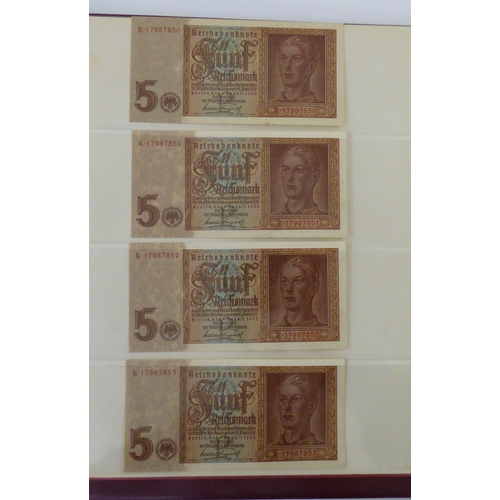 83 - An album of uncollated mainly British pre/post decimal bank notes, featuring &pound;1 and &pound;20