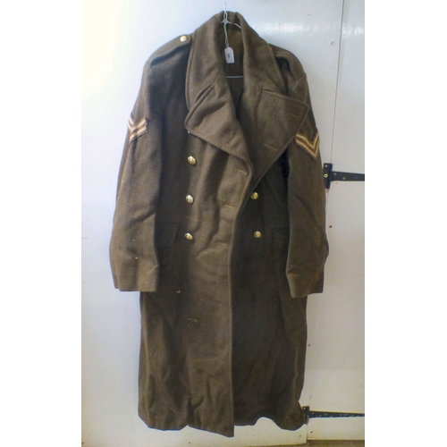 84 - A World War II period Army Great Coat&nbsp; Size 9&nbsp;&nbsp;(Please Note: this lot is subject to t... 