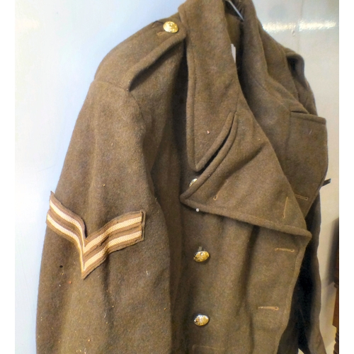 84 - A World War II period Army Great Coat&nbsp; Size 9&nbsp;&nbsp;(Please Note: this lot is subject to t... 