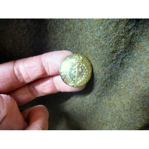 84 - A World War II period Army Great Coat&nbsp; Size 9&nbsp;&nbsp;(Please Note: this lot is subject to t... 