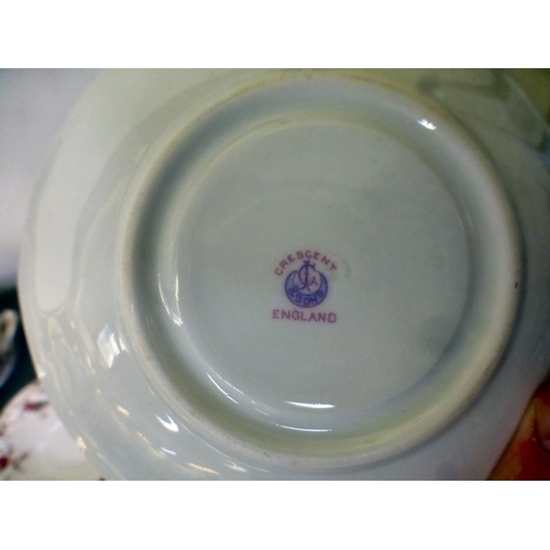 88 - Bone china tableware: to include Minton Ancestral pattern; Royal Albert Golden Glory; and Aynsley Co... 