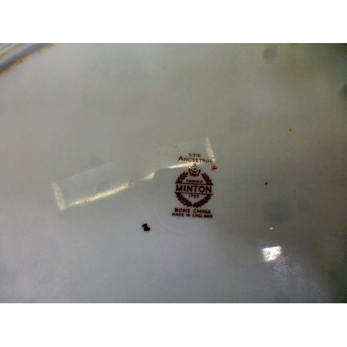 88 - Bone china tableware: to include Minton Ancestral pattern; Royal Albert Golden Glory; and Aynsley Co... 