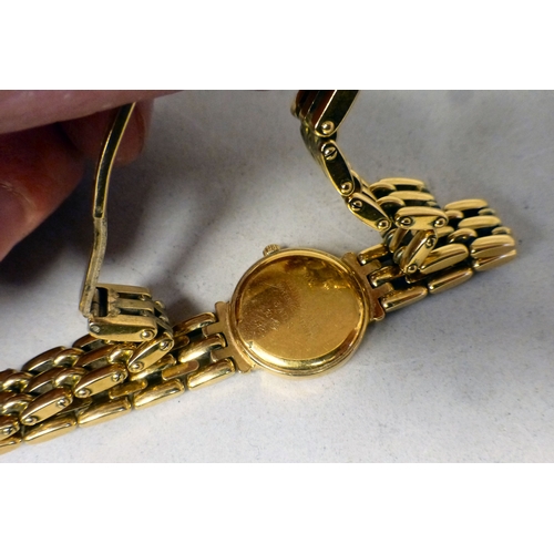 90 - Two ladies Raymond Weil quartz wristwatches, one with a baton and Roman dial with a date aperture