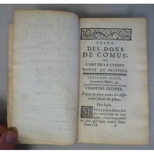 69 - Book: 'Suite Des Dons De Comus L'Arf De La Cuisine' 1742