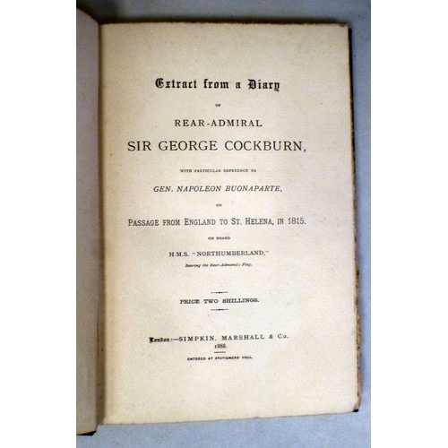 1 - Books, viz. 'Napoleon at St Helena'; 'Napoleon's Last Voyage'; 'Surrender of Bonaparte'; and 'The Hi... 