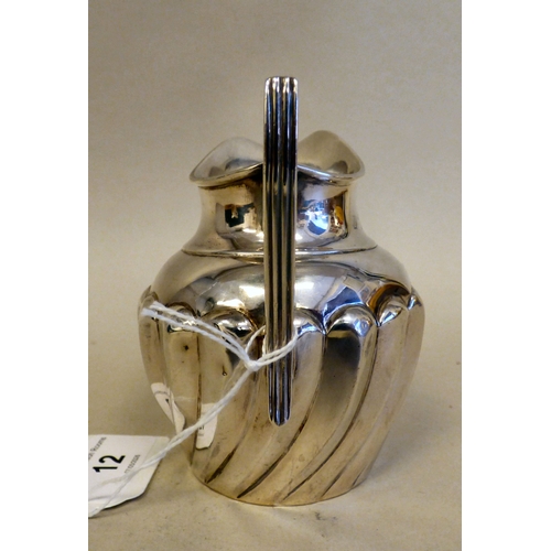 12 - A late Victorian silver cream jug&nbsp; London 1894&nbsp; (approx. 114grms)