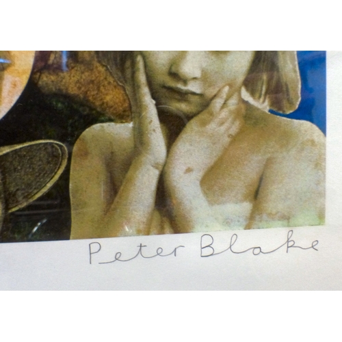 2 - After Sir Peter Blake - 'Academy' a pop art study  Limited Edition 29/150 print  bears a pencil sign... 