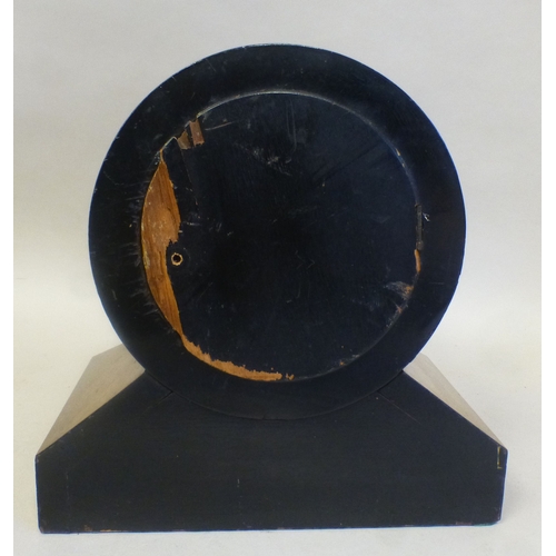 53 - Clocks: to include a late 19thC walnut cased barrel design example; the movement faced by a Roman di... 
