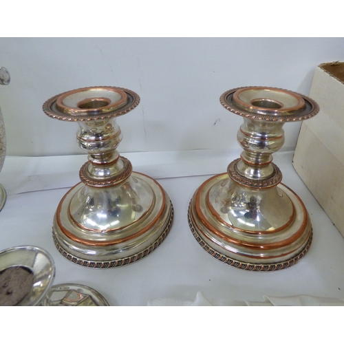 55 - Silver plate: to include a pepper mill&nbsp;