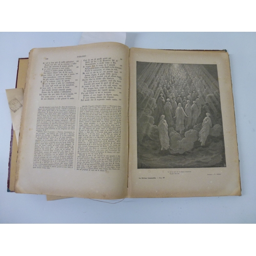 10 - Book: 'La Davina Commedia' published in Milan 1880