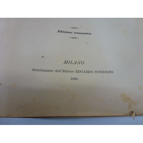 10 - Book: 'La Davina Commedia' published in Milan 1880