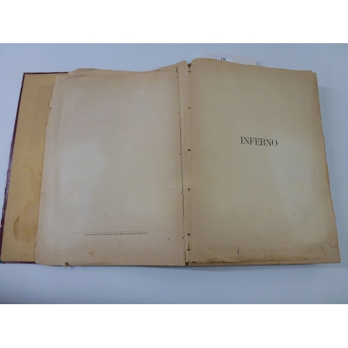 10 - Book: 'La Davina Commedia' published in Milan 1880