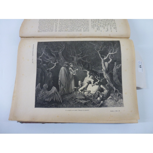 10 - Book: 'La Davina Commedia' published in Milan 1880