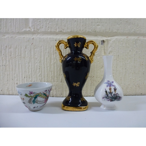 17 - Ceramics and glassware: to include a pair of modern Asian pottery Dogs of Fo&nbsp; 5