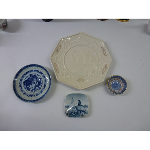 17 - Ceramics and glassware: to include a pair of modern Asian pottery Dogs of Fo&nbsp; 5