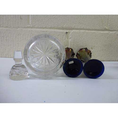 17 - Ceramics and glassware: to include a pair of modern Asian pottery Dogs of Fo&nbsp; 5