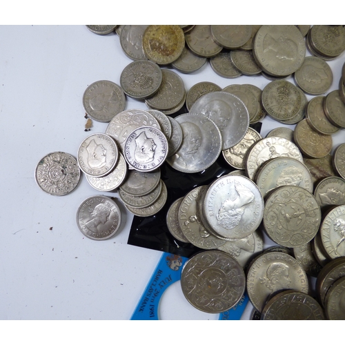 24 - Uncollated British coins: to include pre-decimal,  non-precious examples