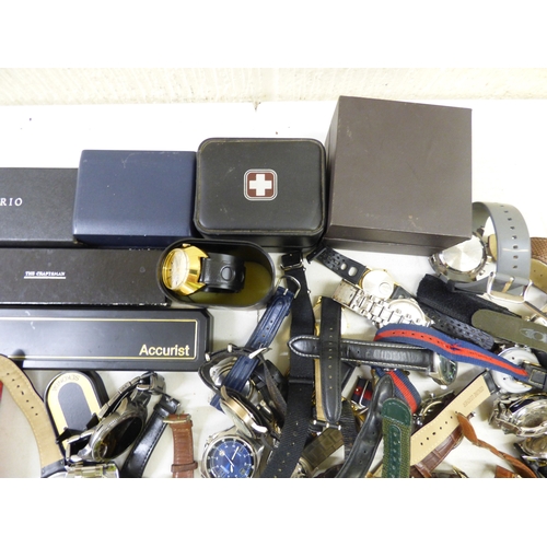 30 - Wristwatches&nbsp; variously cased and strapped