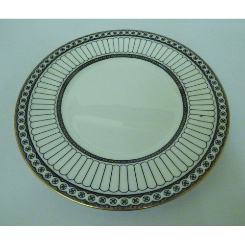 58 - Wedgwood bone china Colonnade pattern side, dinner and dessert plates