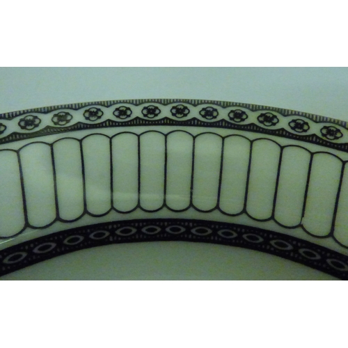 58 - Wedgwood bone china Colonnade pattern side, dinner and dessert plates