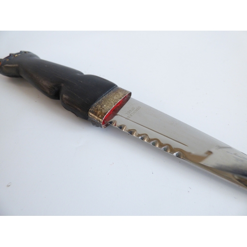 10 - A Scottish Sgian Dubh knife with a 3.75
