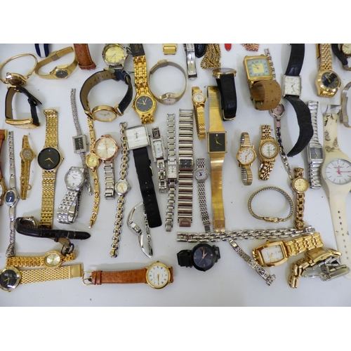 11 - Ladies wristwatches&nbsp; variously cased and strapped