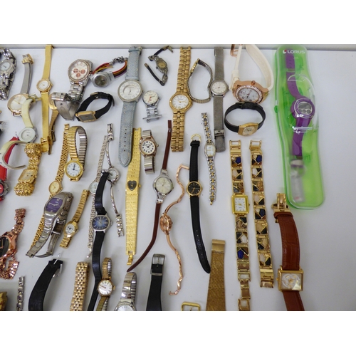 11 - Ladies wristwatches&nbsp; variously cased and strapped