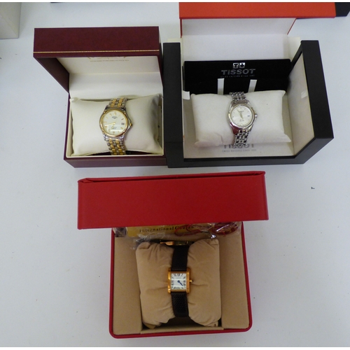 13 - Wristwatches  variously cased and strapped  some boxed