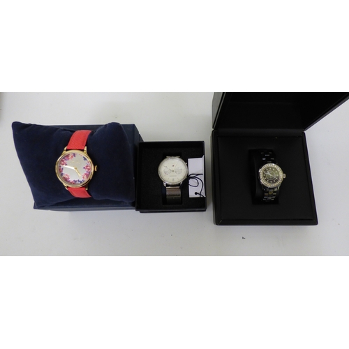13 - Wristwatches  variously cased and strapped  some boxed