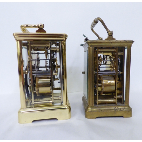 15 - Instruments: to include an early/mid 20thC brass cased combination desktop clock compass/barometer&n... 