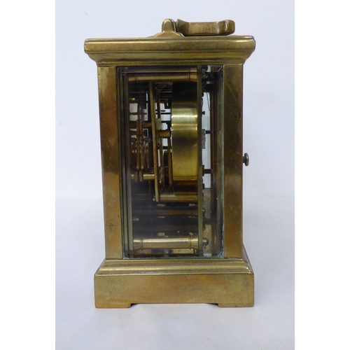 15 - Instruments: to include an early/mid 20thC brass cased combination desktop clock compass/barometer&n... 