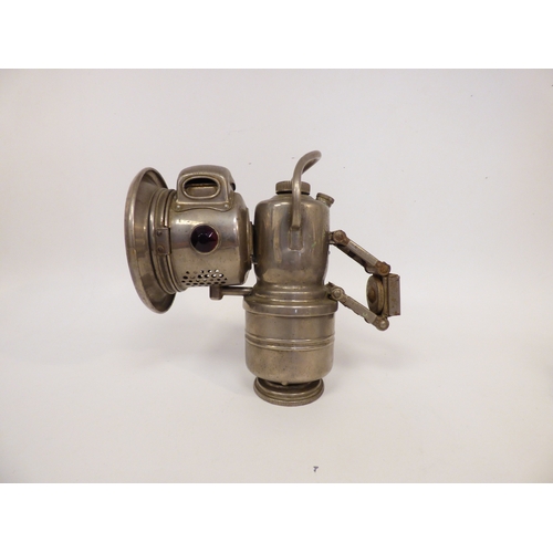 27 - A mixed lot: to include a Powell and Hanmer Carbide bicycle lamp