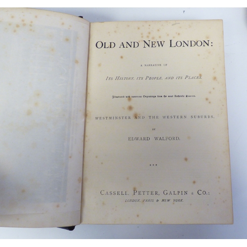 28 - Books: to include 'Old and New London' by Edward Walford