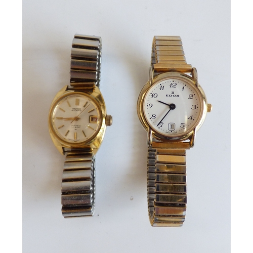 50 - Horologist interest, wristwatches  variously cased and strapped: to include a Heuer steel cased stop... 