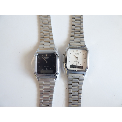 50 - Horologist interest, wristwatches  variously cased and strapped: to include a Heuer steel cased stop... 