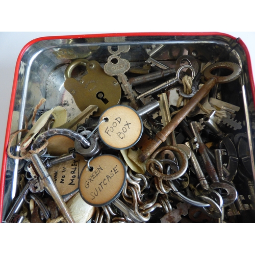 53 - Furniture keys  various ages and sizes