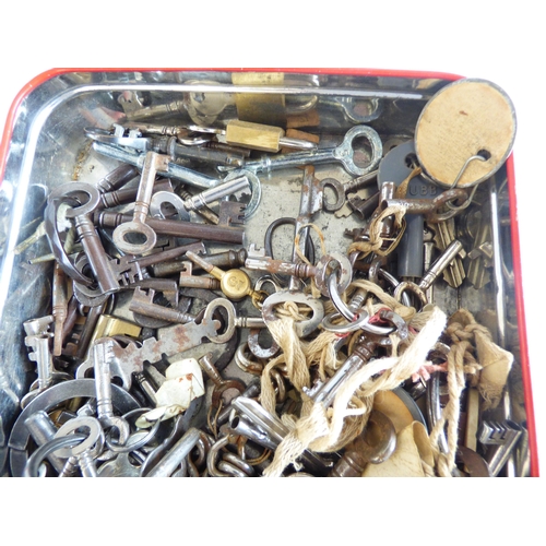 53 - Furniture keys  various ages and sizes