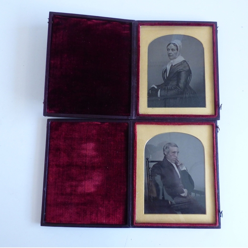 54 - Victorian period collectables: to include silhouette profile pictures; and daguerreotypes&nbsp;