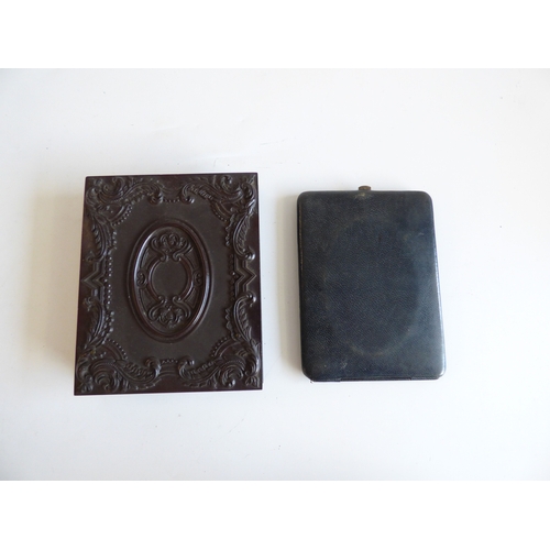 54 - Victorian period collectables: to include silhouette profile pictures; and daguerreotypes&nbsp;