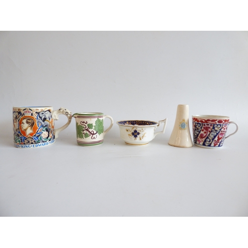 56 - Ceramics and glassware: to include a glass tankard, celebrating the Coronation of King George VI  19... 