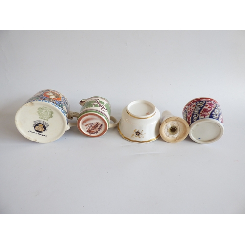56 - Ceramics and glassware: to include a glass tankard, celebrating the Coronation of King George VI  19... 