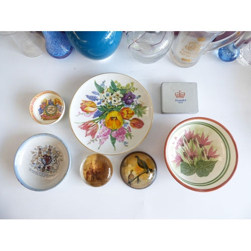 56 - Ceramics and glassware: to include a glass tankard, celebrating the Coronation of King George VI  19... 