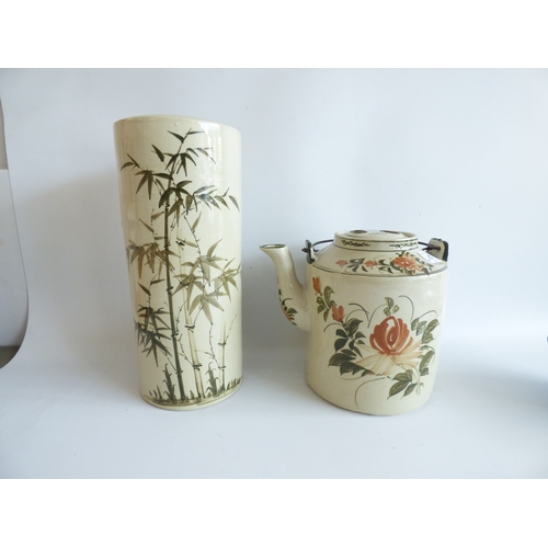 57 - Asian collectables: to include ceramics; and Korean calligraphy accessories