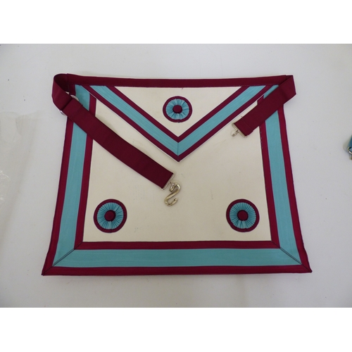 7 - Masonic related items: to include an apron and white gloves