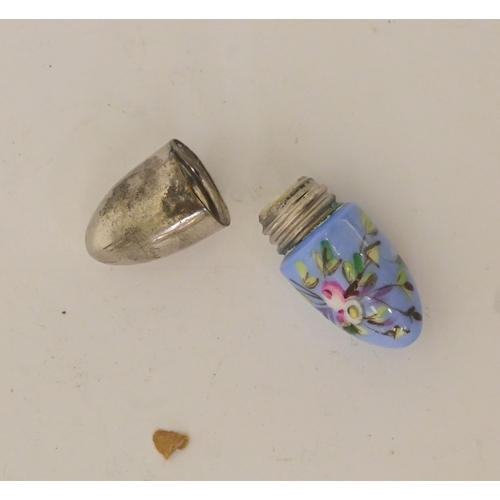 Victorian and later scent bottles: to include a white metal example ...