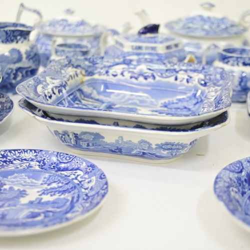 Copeland Spode china Italian pattern tableware: to include a plate 10